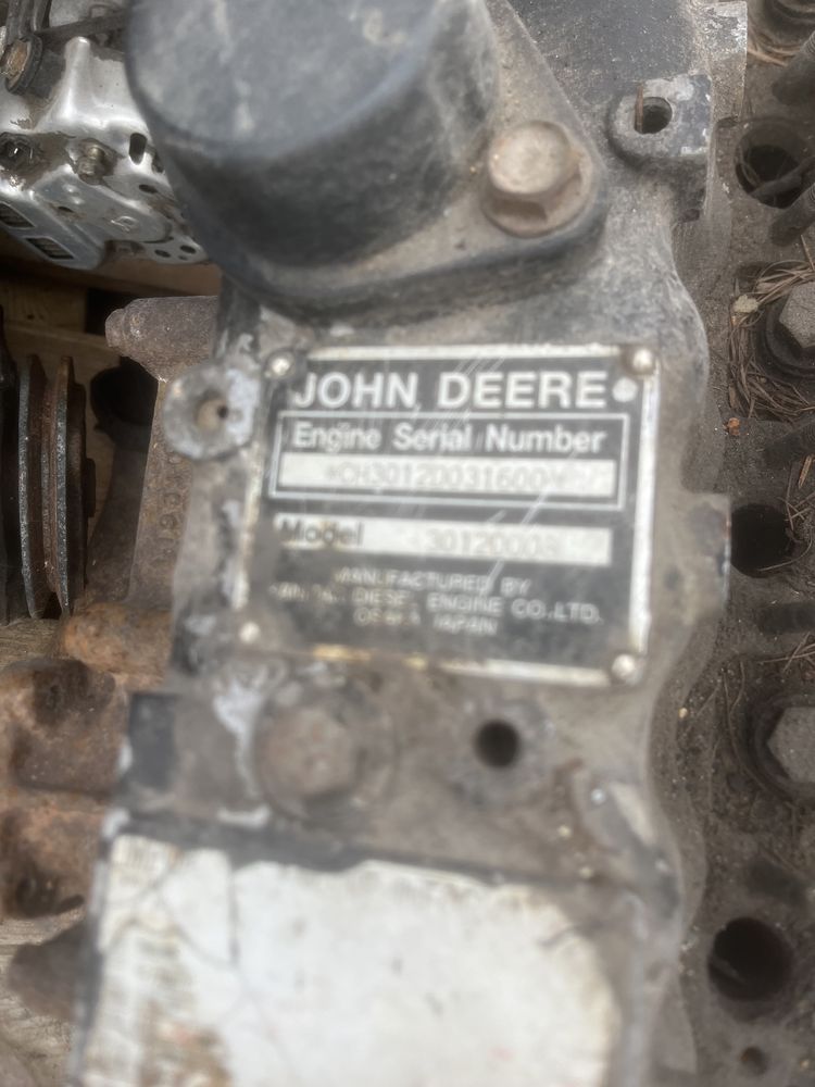 Silnik Yanmar 3TNE78 John Deere Diesel