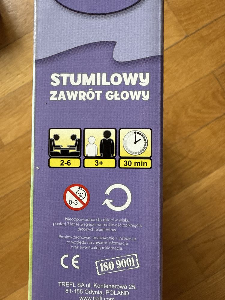 Gra stumilowy zawrót głowy Trefl dla dzieci od 3 lat