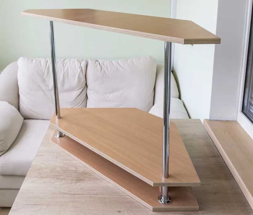 Новая угловая полка для компьютерного стола