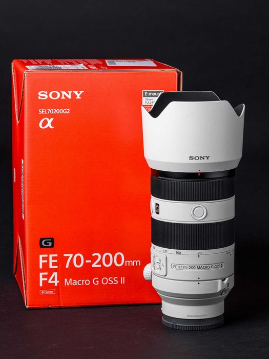 Sony FE 70-200mm f/4 Macro G OSS II - Gwarancja, Zestaw, Jak nowy