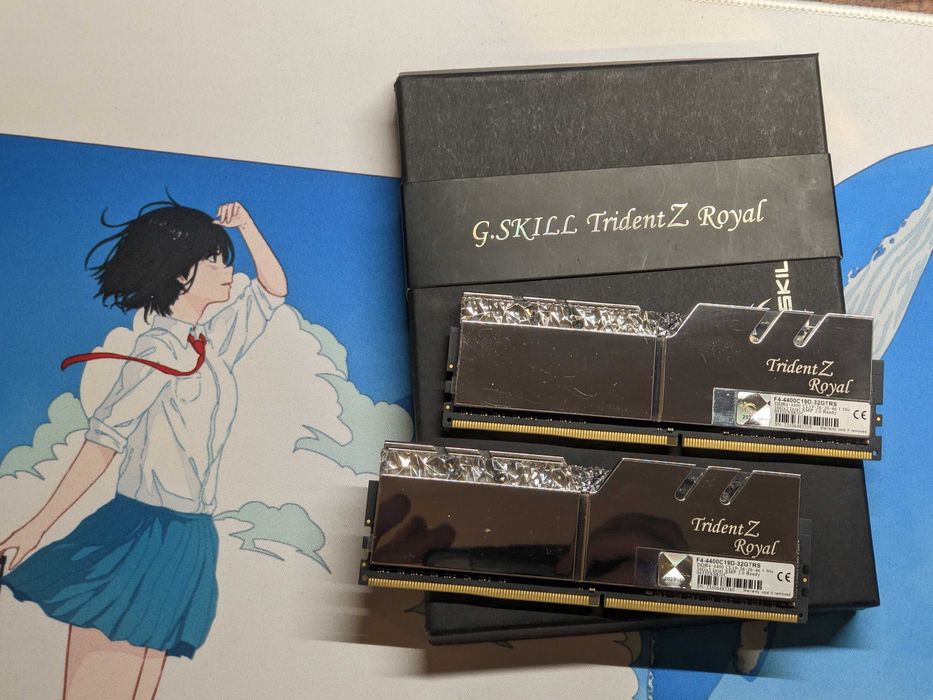 G.SKILL TridentZ Royal Silver 32GB 2x16GB 4400MHz CL19 XMP