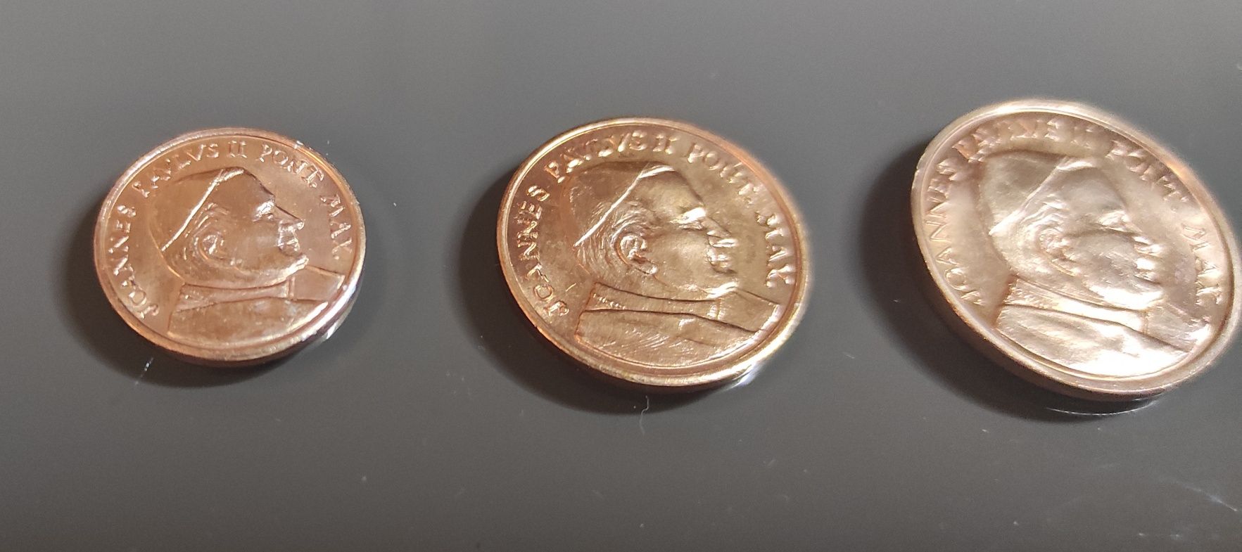Monety próbne fantazyjne euro cent Jan Paweł II