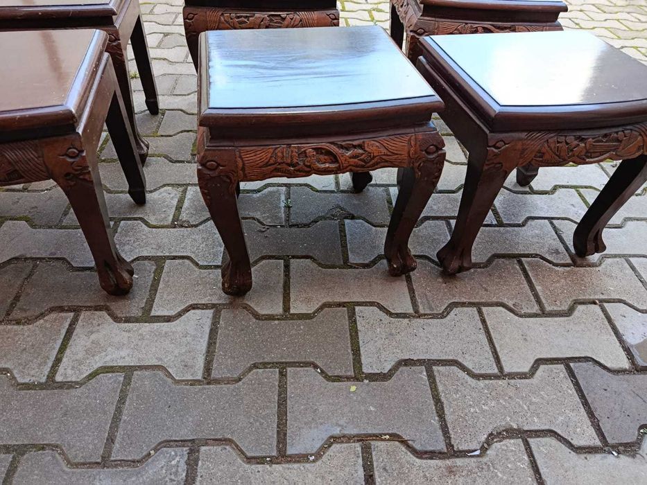 Taborety, stojaki pod kwiaty stylowe mebelki
