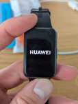 Huawei watach fit czarny zniszczony smartwatch zegarek + opaski