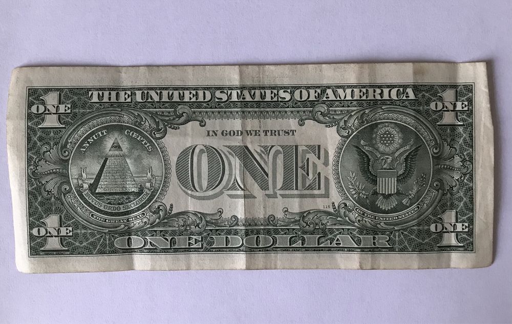 Банкноты 1 доллар (one dollar) США 2006, 2009, 2013