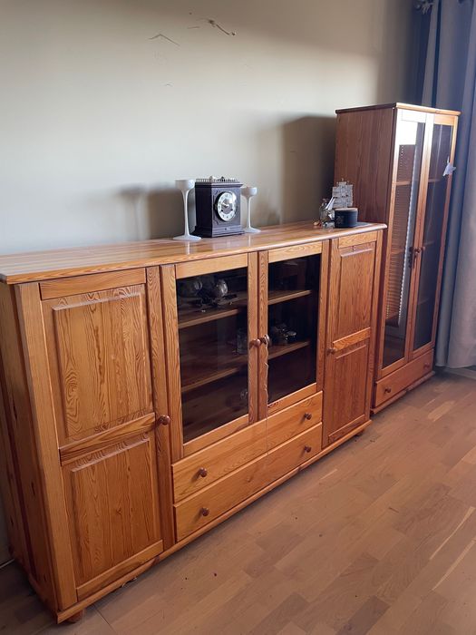 Zestaw mebli drewnianych Doktór - trzy elementy