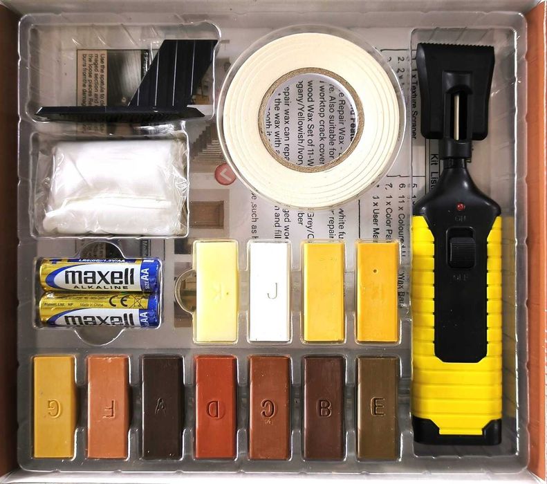 Zestaw Naprawczy do Paneli, Parkietu i Mebli Drewnianych | NYBQ