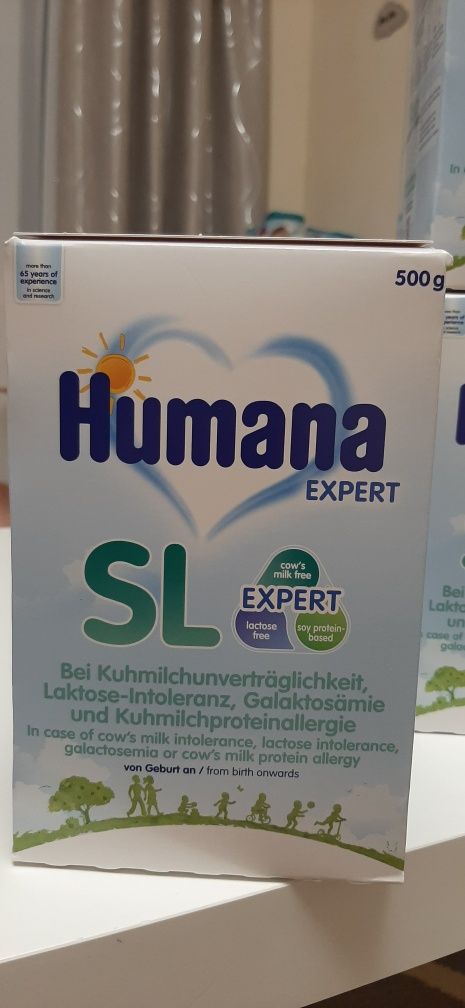 Humana SL Expert безмолочна соєва суміш 0+