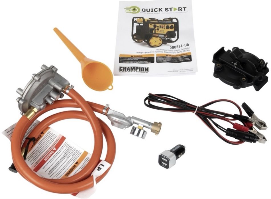 Трипаливний інверторний генератор Champion C4500iE(G)