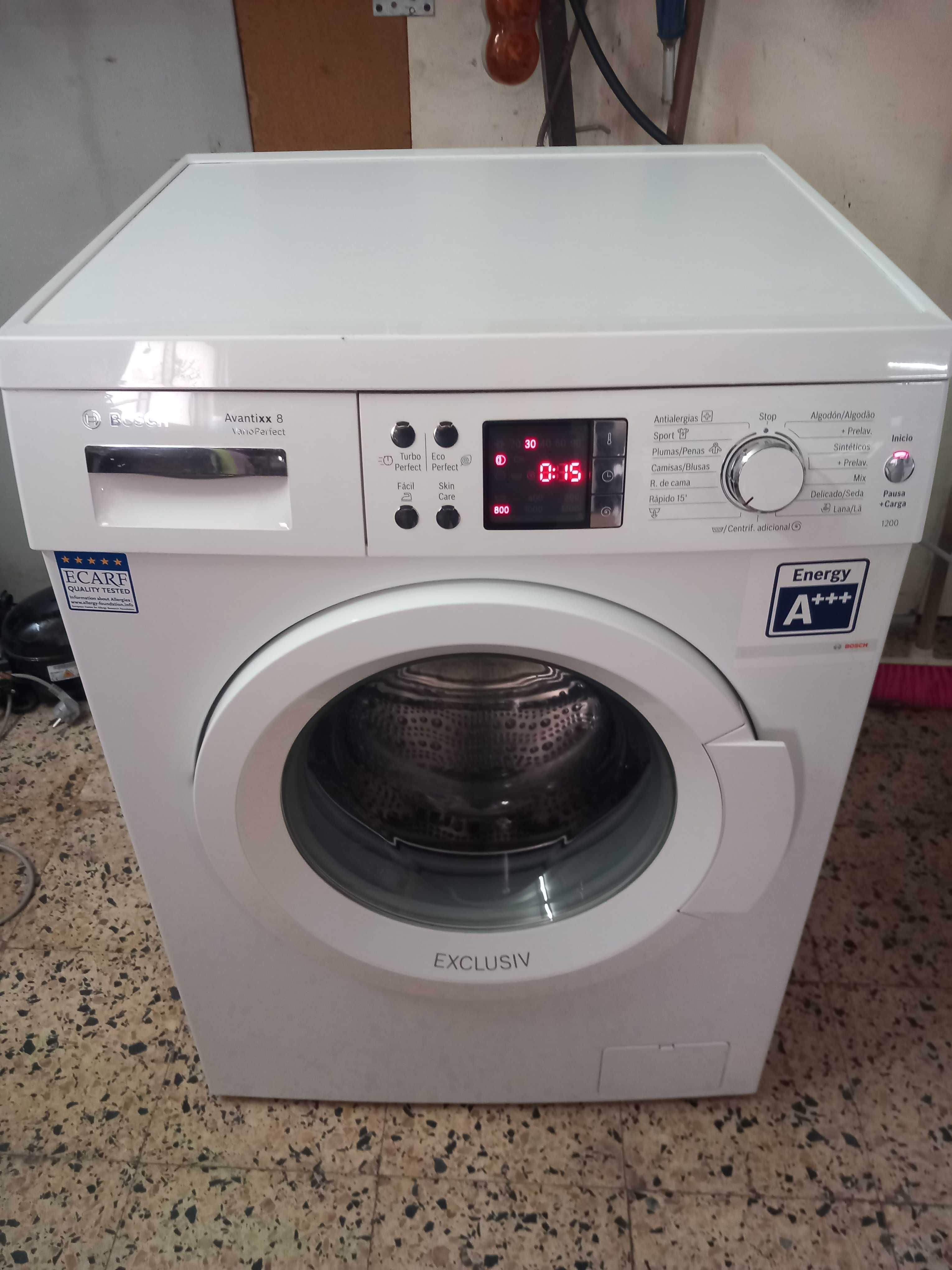 Máquina de lavar roupa Bosch 8kg classe A +++ em muito bom estado