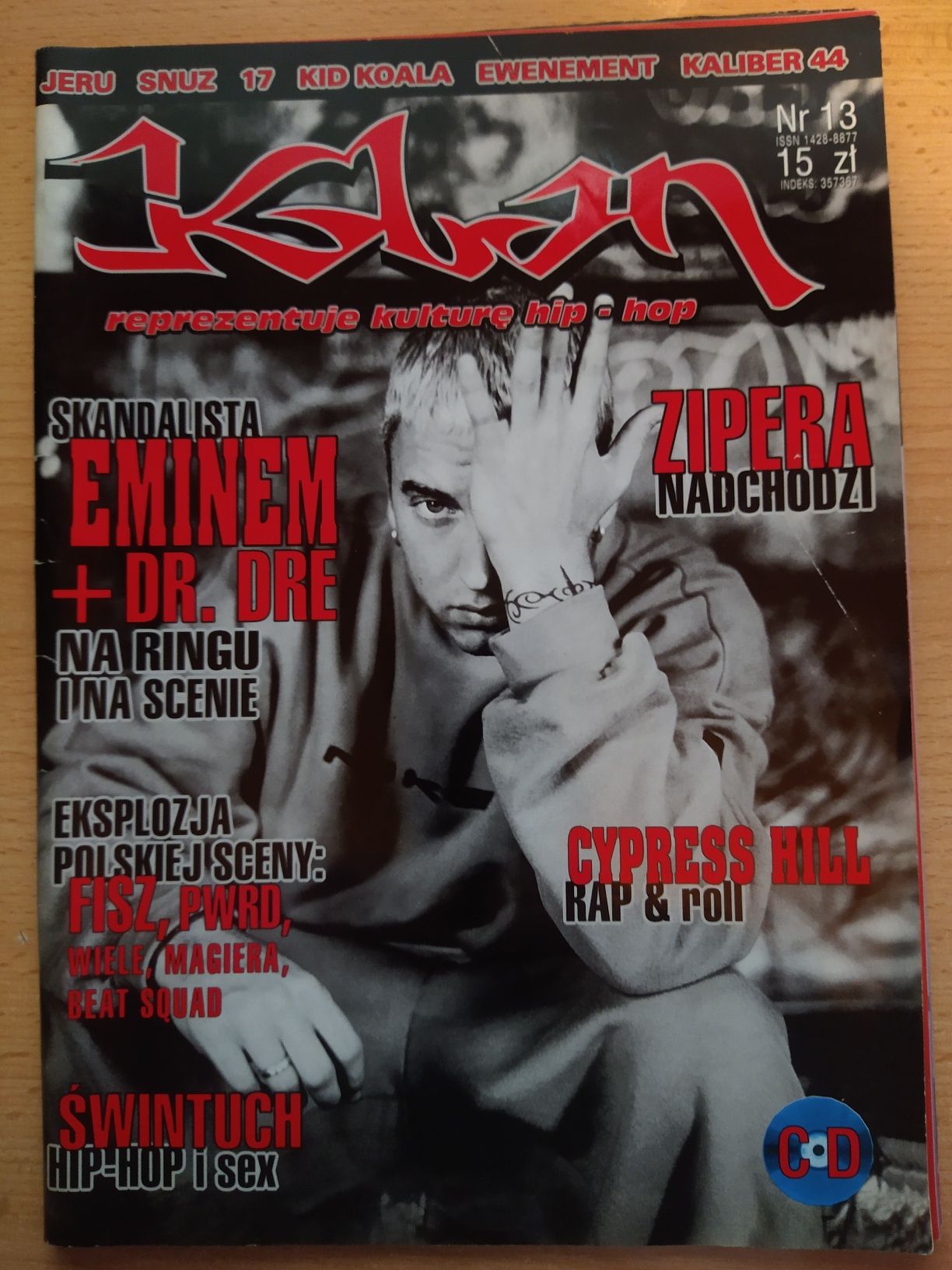 Magazyn Klan numer 13 2000r Eminem, Zipera, Fisz