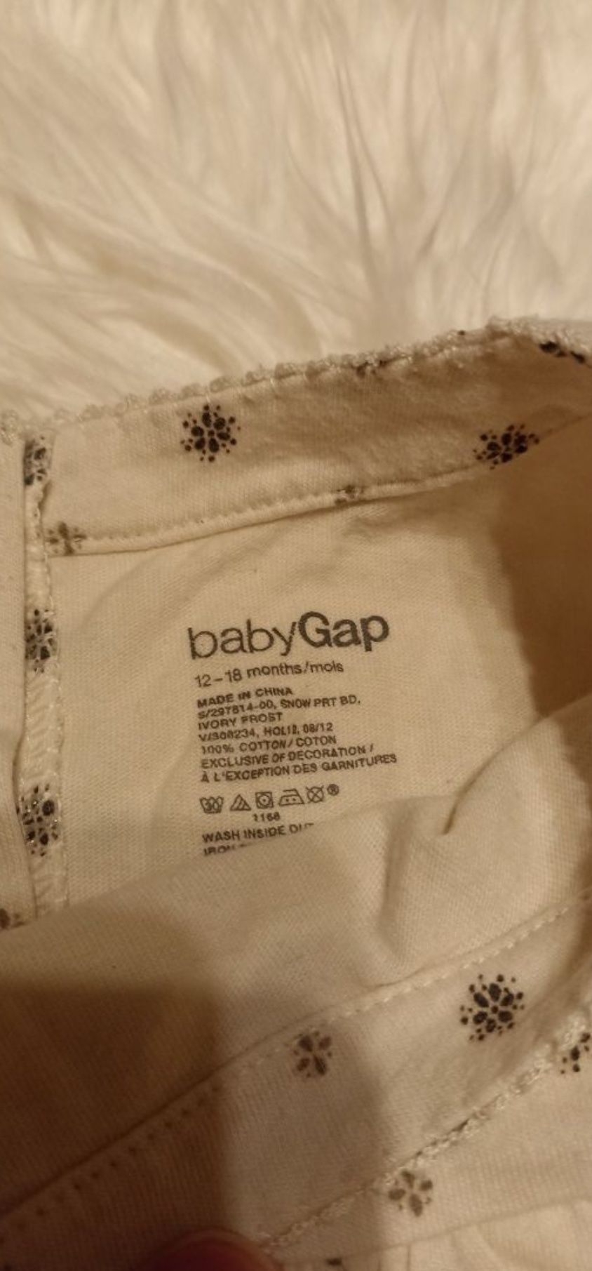 Body koszulka baby gap 86