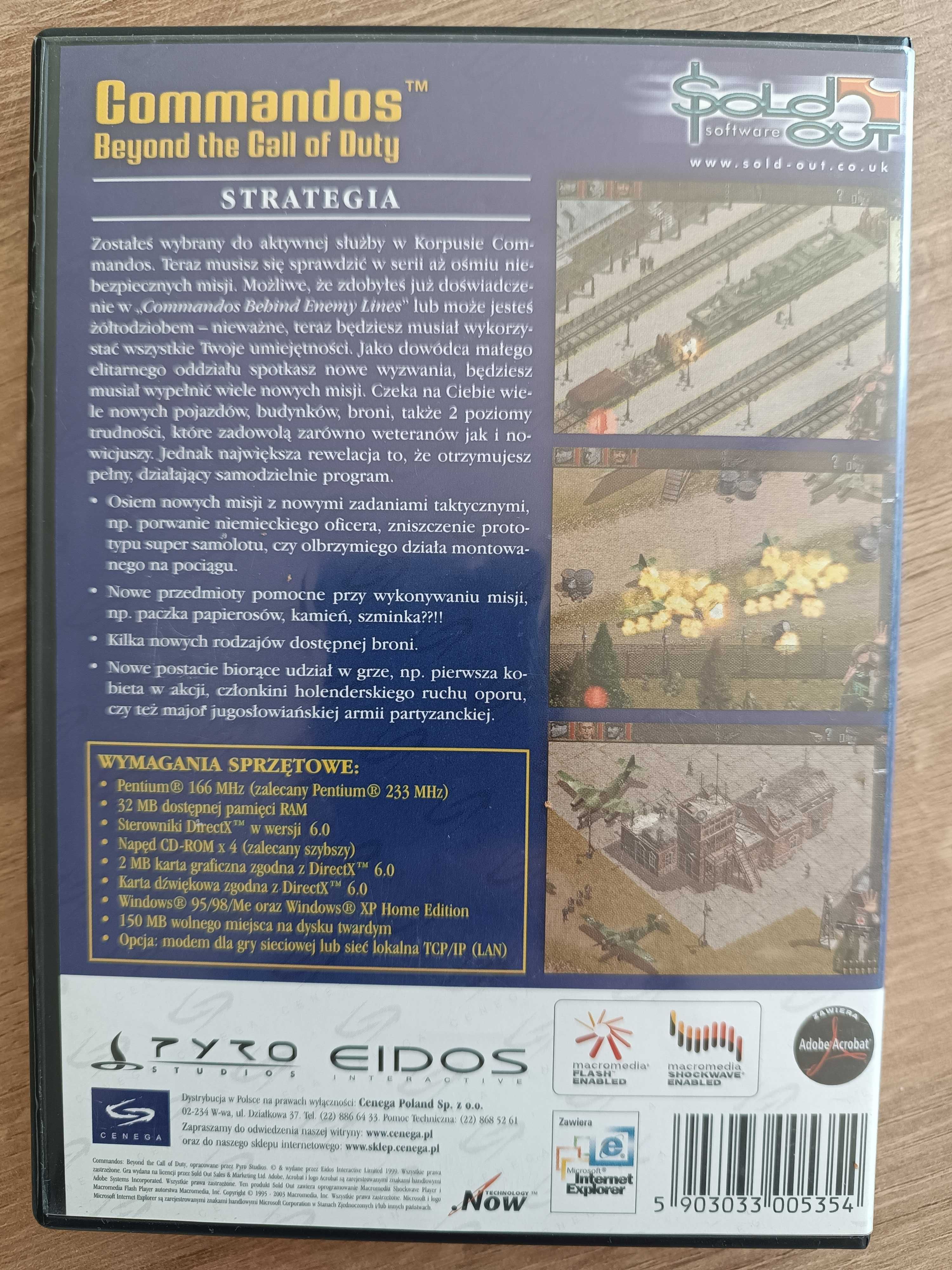 Gra komputerowa Commandos Beyond The Call Of Duty, 2003 r.
