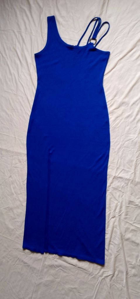 Sukienka maxi chabrowa L XL 40 42