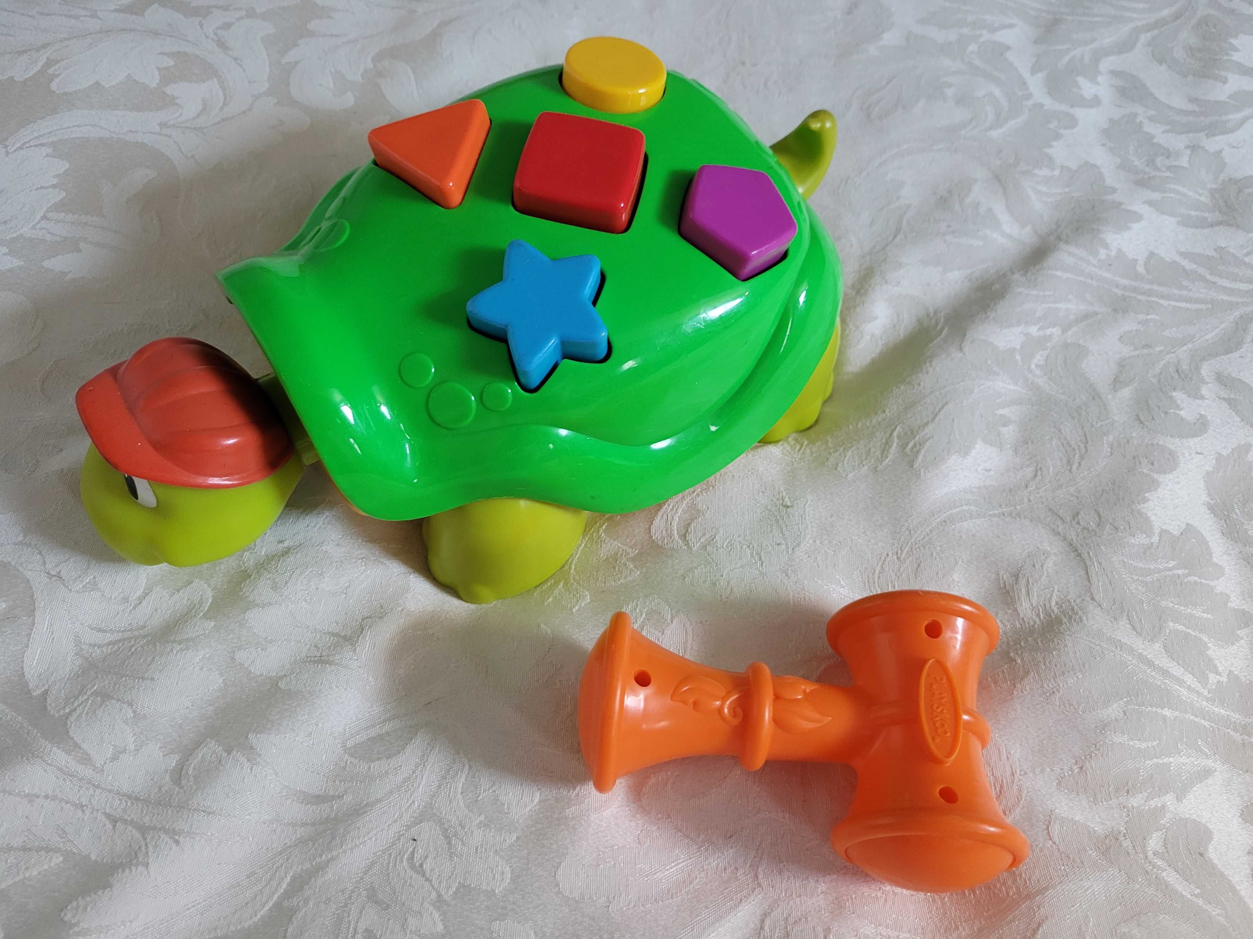 Playskol żółwik przybijanka kształty sorter żółw dla dzieci zabawki