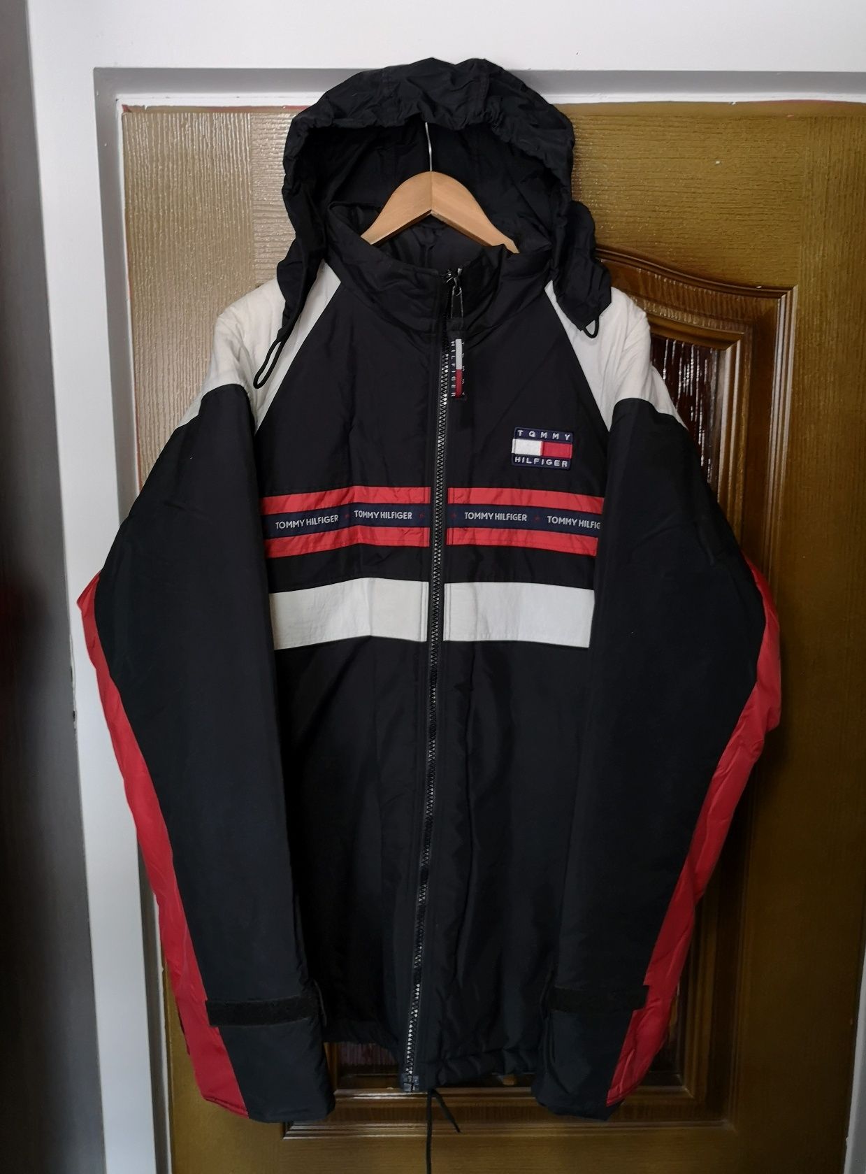 Tommy Hilfiger kurtka zimowa męska vintage retro 90's rare unikat