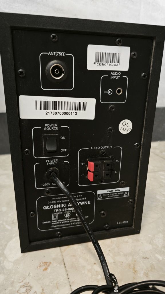 Głośniki komputerowe Tracer TRG-2S-800B 2+1 CHORUS