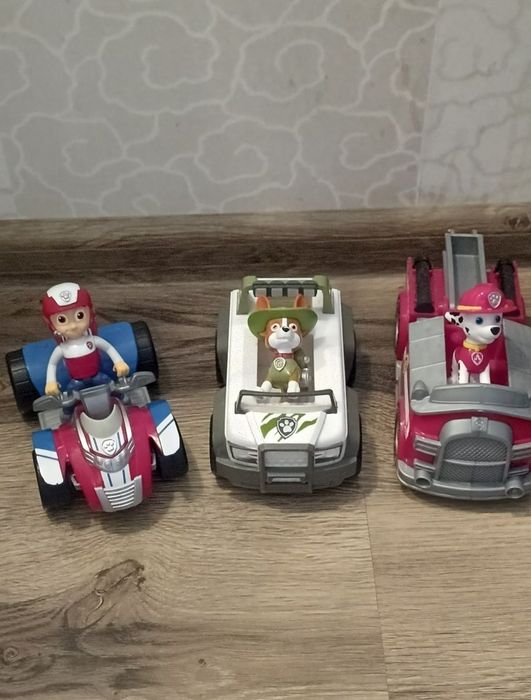 Продам щенячий патруль, детские игрушки машинки