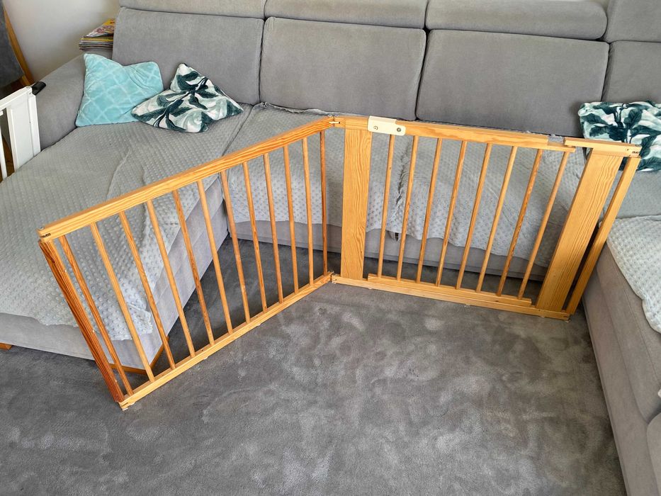 Barierka bramka drewniana składana 183cm