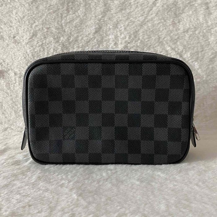 Louis Vuitton Toilet Pouch PM Damier Graphite Kosmetyczka Męska Torba