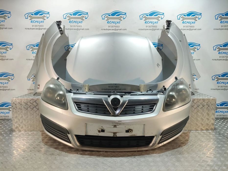 FRENTE COMPLETA OPEL ZAFIRA B A05 CAPOT PARACHOQUES GUARDA-LAMAS OTICAS RADIADOR VENTILADOR FRENTE FIBRA REFORÇO