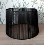Abażur do lampy wiszącej czarny 35 cm