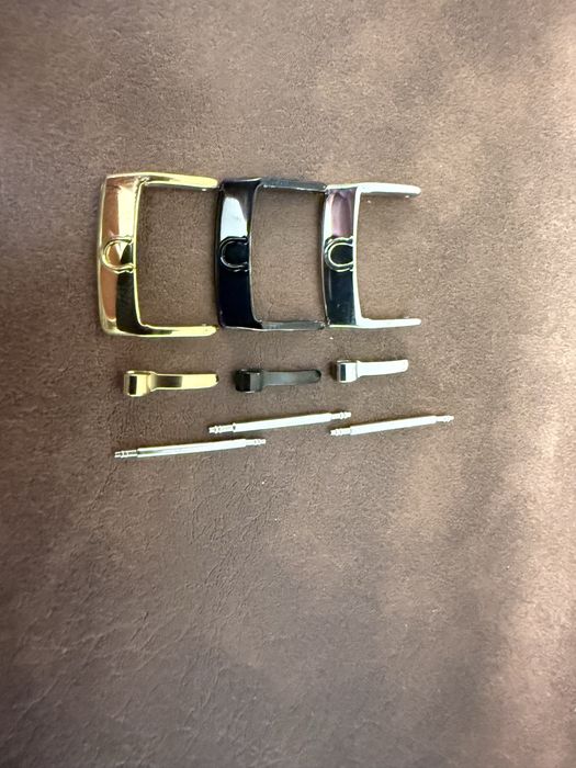 Peças para fechos/braceletes de relógio Omega – 3 cores – Novos