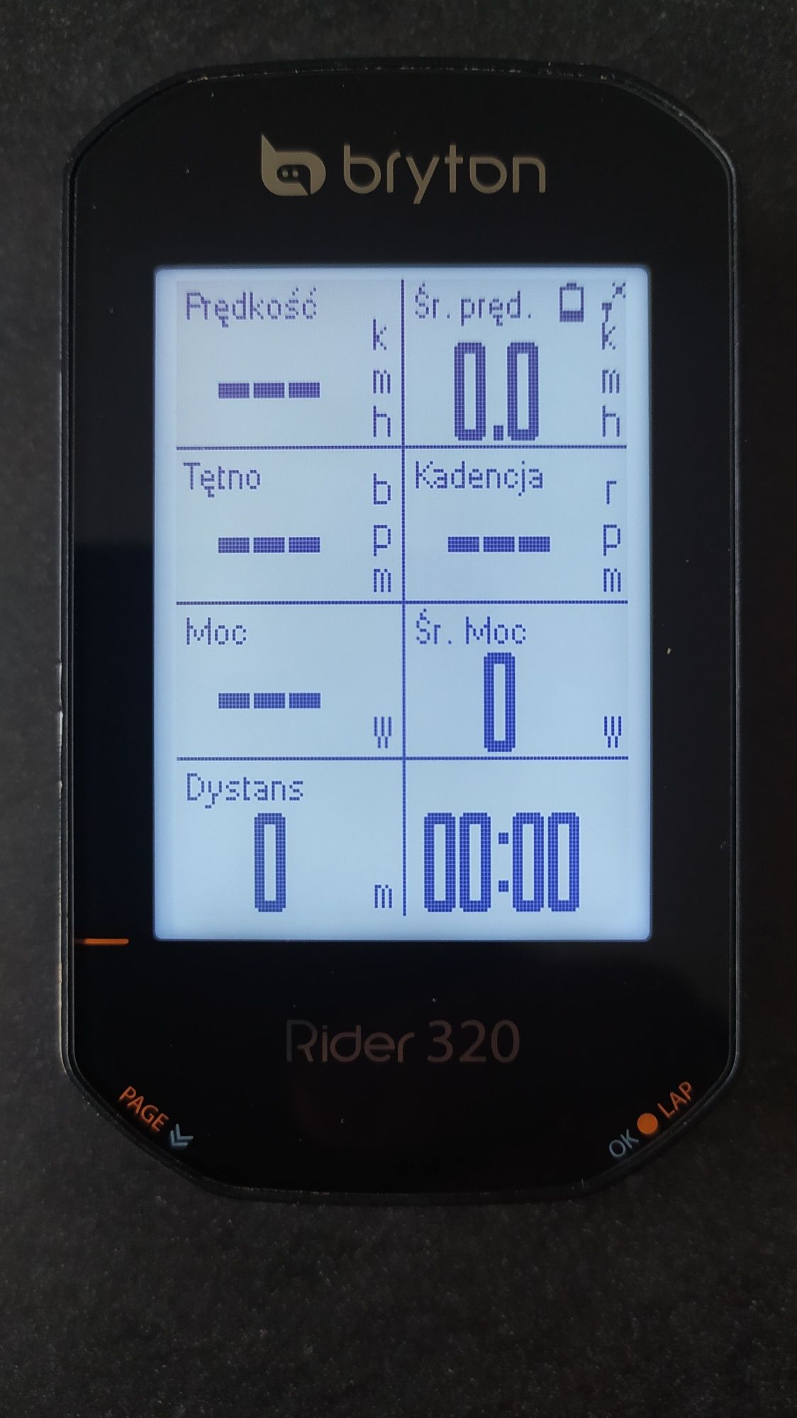 Licznik rowerowy GPS Bryton Rider 320E