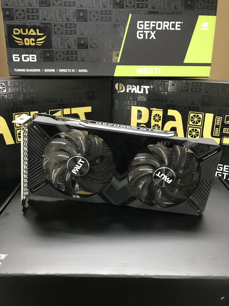 Відеокарта Palit GTX 1660Ti 6Gb Dual OC (NE6166TS18J9-1160C)