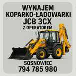 koparka Sosnowiec wynajem usługi koparką odśnieżanie Sosnowiec