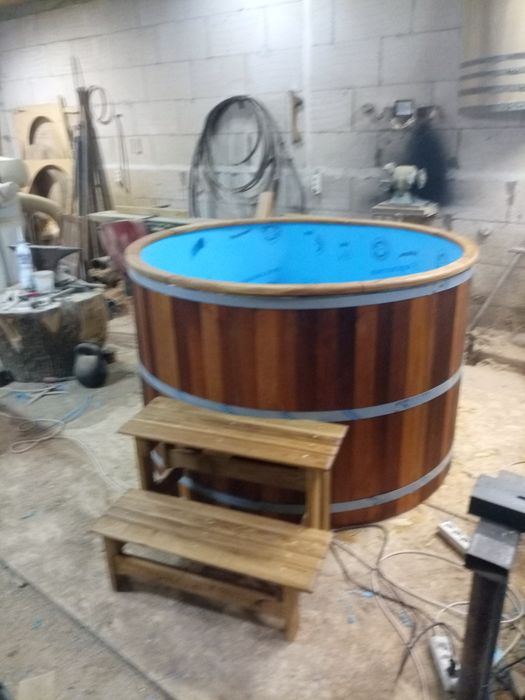 Купель горячая,холодная. Полипропиленовая вставка.