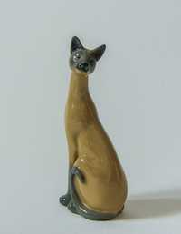 Kot figurka Franklin Mint Curio Cabinet Cats porcelana kotek