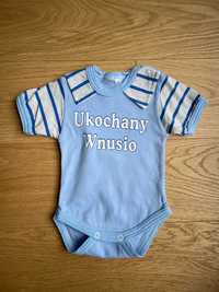 Body niemowlęce (niebiesko-szaro-granatowe, 62 cm)