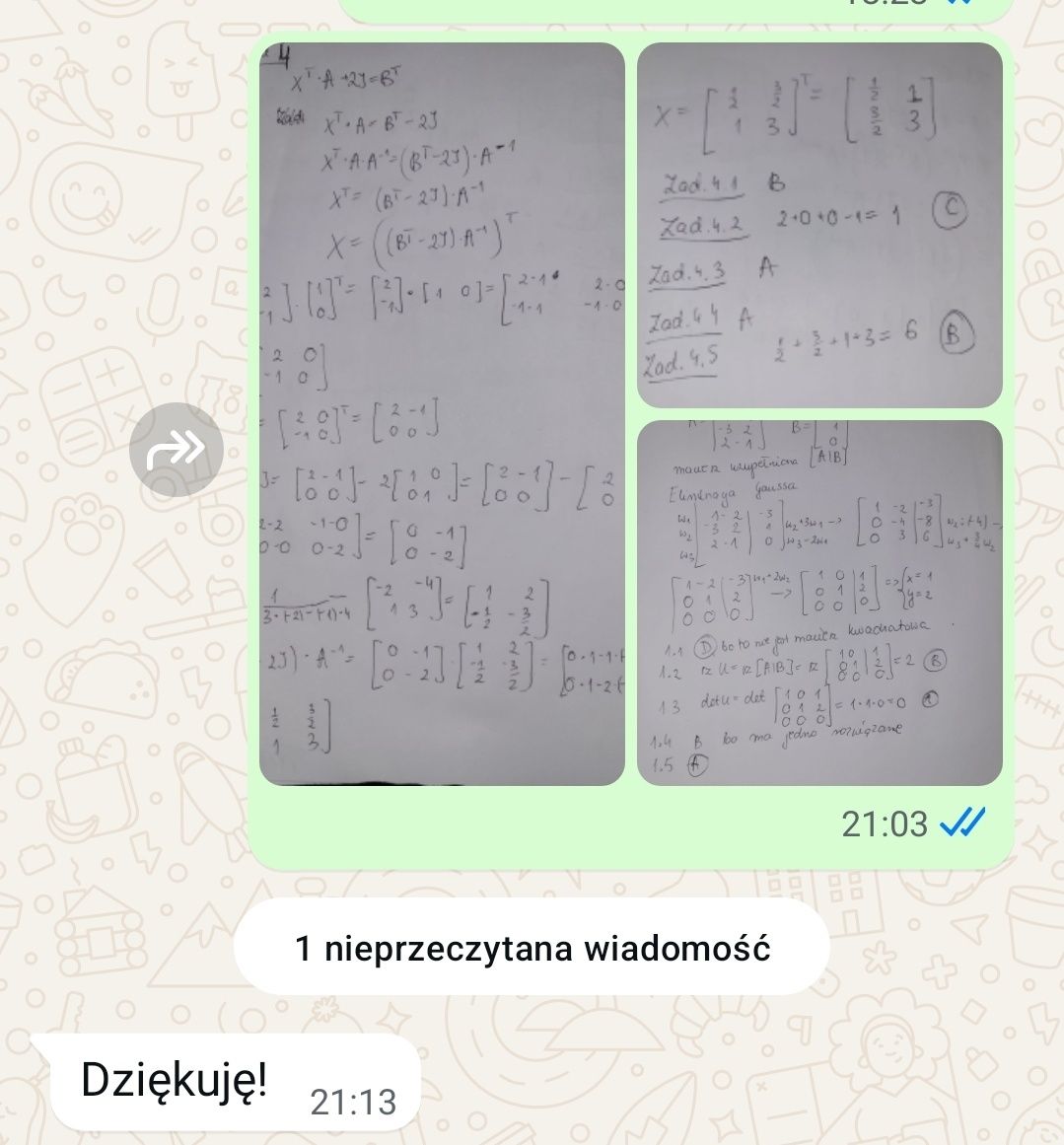 Korepetycje Matematyka Ekonomia ONLINE rozwiązywanie zadań Studia