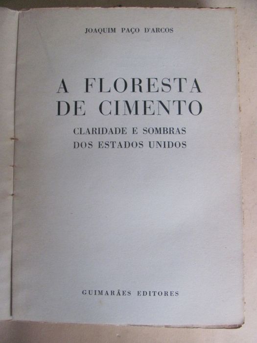 A Floresta de Cimento de Joaquim Paço D´Arcos
