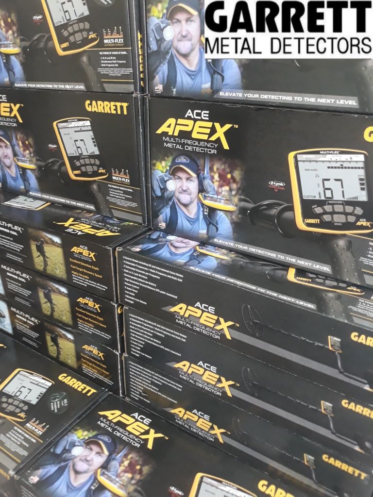 Металошукач Новий  Garrett ACE APEX 8.5x11"DD Raider/Офіційна Гарантія