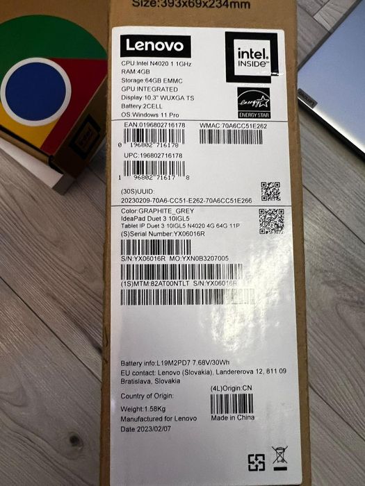 Lenovo IdeaPad Duet 3
