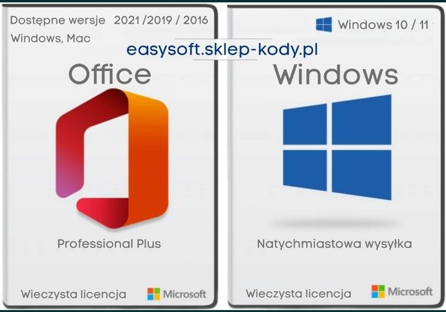 Office 2021, Office 2019, office 2016, Windows 10 pro, Windows 10 home