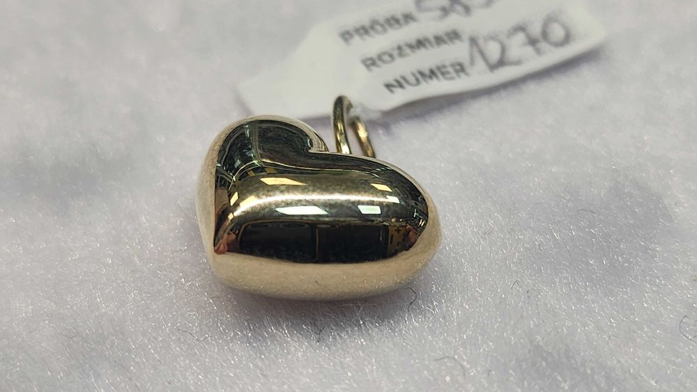 Piękna Nowa złota zawieszka P. 585 W. 1,05G Best Mobile