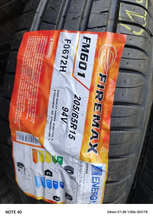 Nowe opony letnie 205/65/15 Firemax 2 sztuki 24r