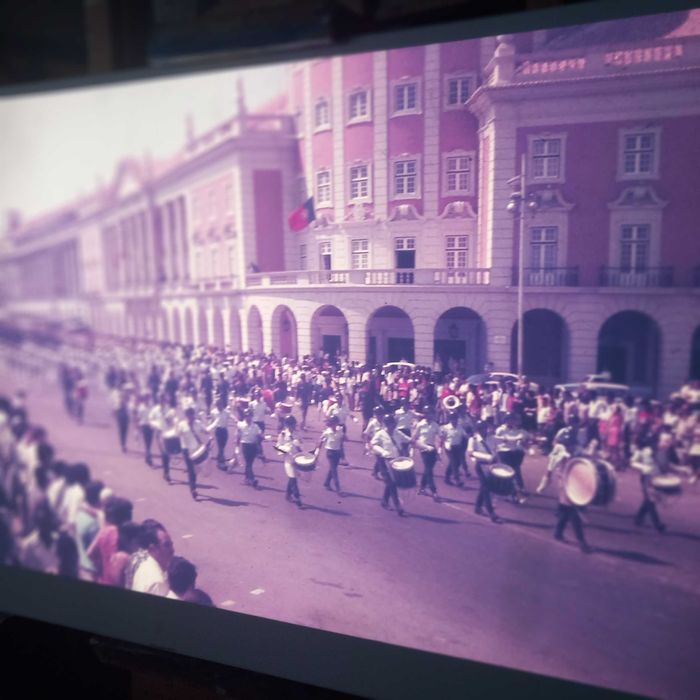 Conjunto de oito slides vintage