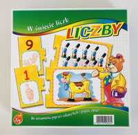 Gra puzzle LICZBY Clementoni GRATIS Wielkie puzzle The Winnie Puch.