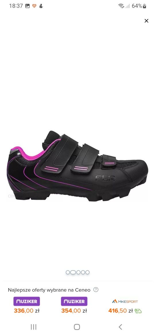 Buty rowerowe damskie MTB FLR F-55 KNIT