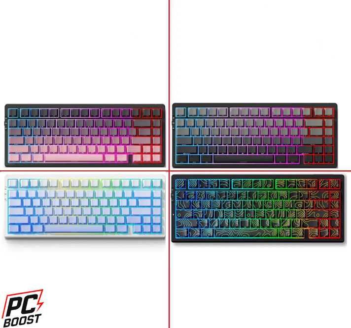 Нова MCHOSE G75 Pro механічна бездротова клавіатура з RGB та HotSwap