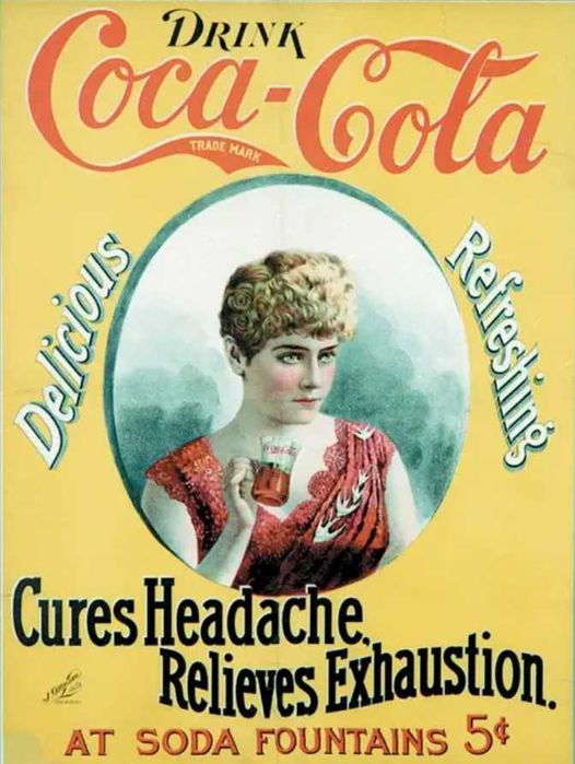 7 Placas decorativas retro de Coca Cola, novas, 30 x 20 cm.
