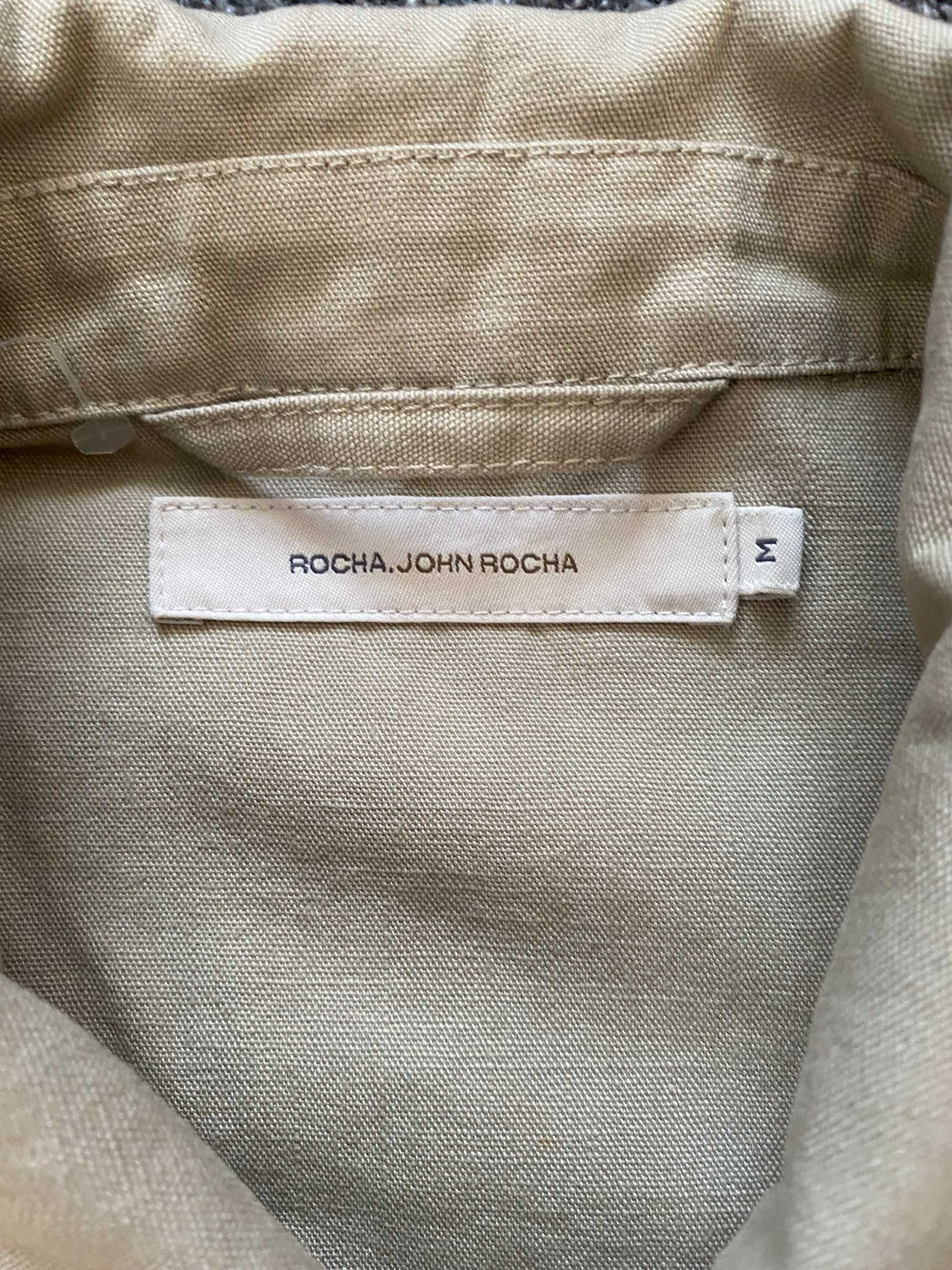 John Rocha M koszula gruba overshirt L kurtka lee beżowa military