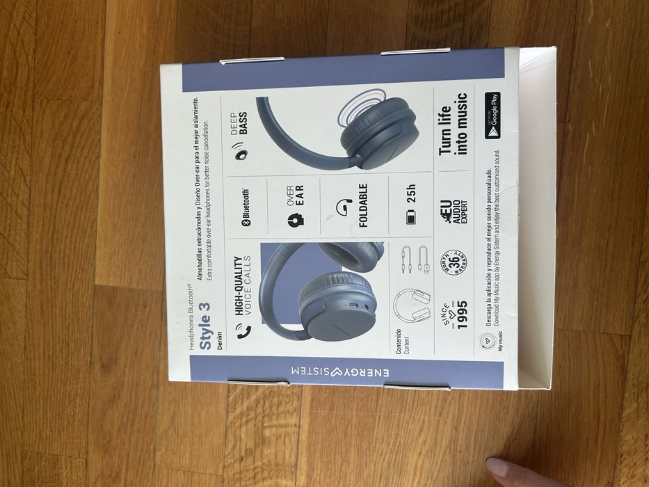 Headphones Bluetooth Style 3 Denim