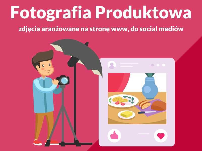 Zdjęcia produktowe, fotografia social media, zdjęcia aranżowane