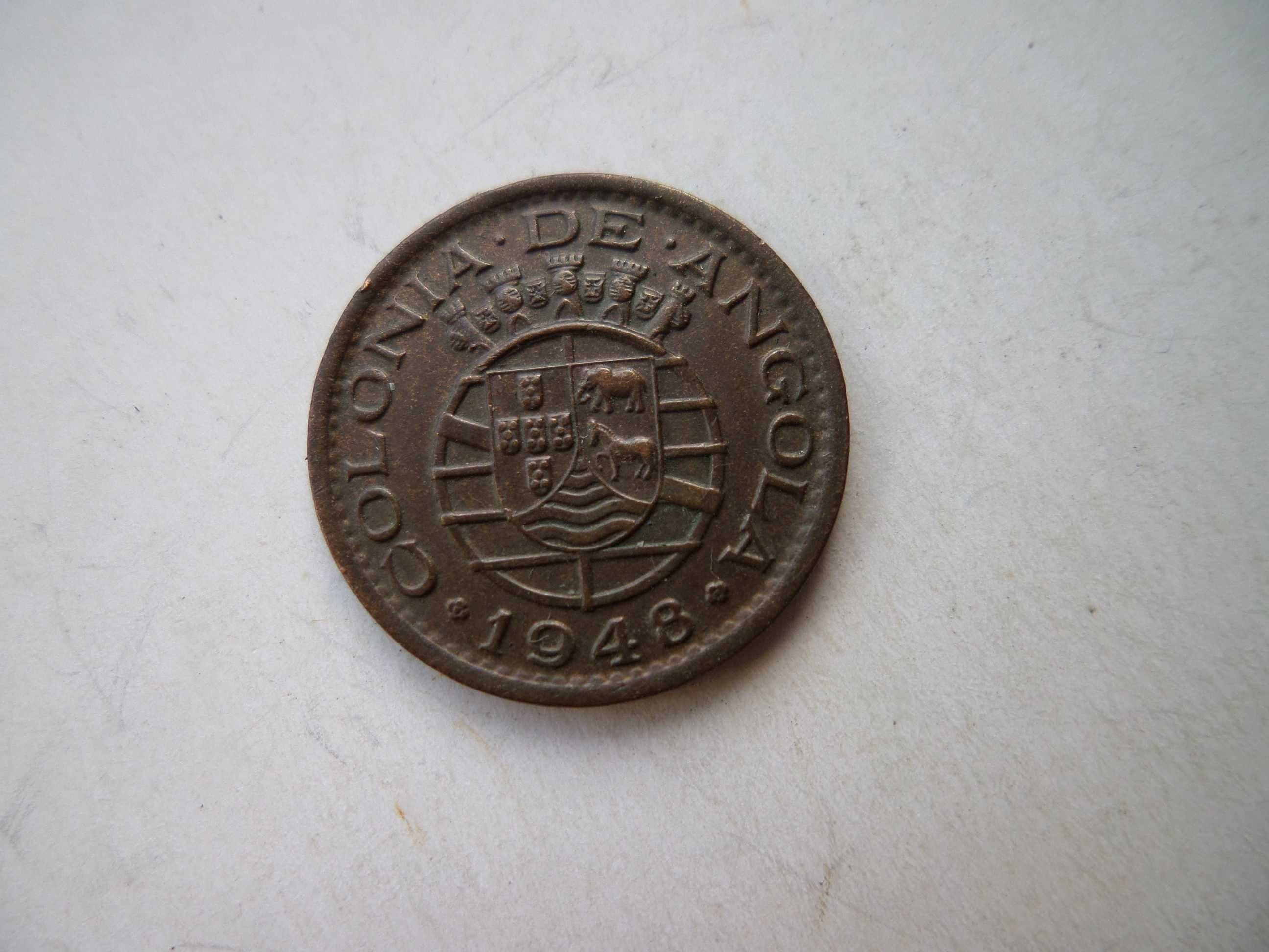 Moeda 20 Centavos 1948 , Angola