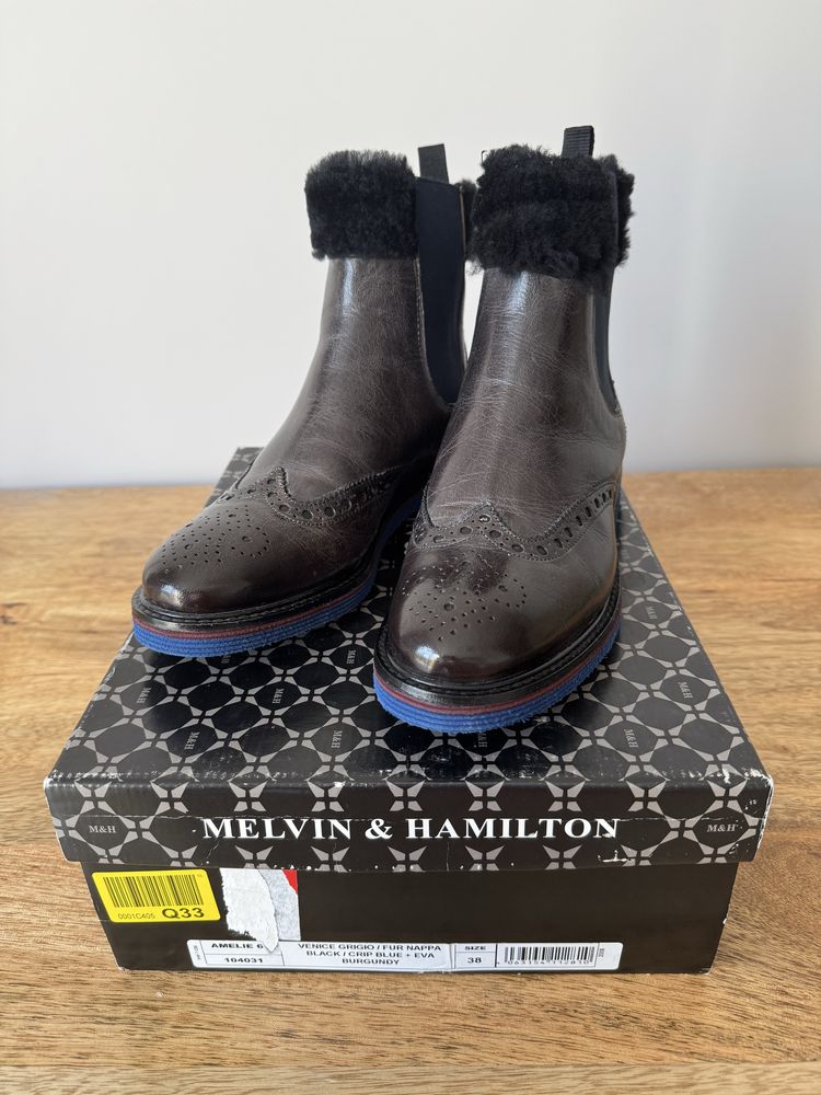 Buty botki Melvin&Hamilton ocieplane rozmiar 38
